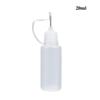 Clear Needle Tip Glue Bottle, Plastic Dropper Bottles Refillable Portable Travel Squeeze Bottle for Small Gluing Projects, Paper Quilling DIY Craft, Acrylic Painting(20ml) view 2