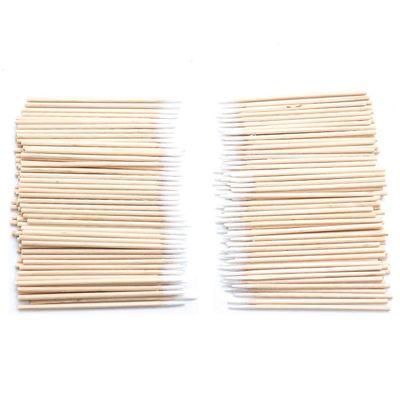 BBAUER 10 Packs 2.8Inch Long Wooden Cotton Swabs Sticks,Tattoo Permanent Supplies Cotton Swabs Makeup Cosmetic Applicator Sticks, haotingting123