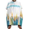Happy Hanukkah Watercolor Professional Barber Cape Polyester Hair Cutting Salon Cape Water Stain Resistant Apron Cutting Hair Beard Hairdressing Cape Anti-Static Haircut 56.766.9 Inch (1 Pack) view 1