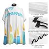 Happy Hanukkah Watercolor Professional Barber Cape Polyester Hair Cutting Salon Cape Water Stain Resistant Apron Cutting Hair Beard Hairdressing Cape Anti-Static Haircut 56.766.9 Inch (1 Pack) view 4