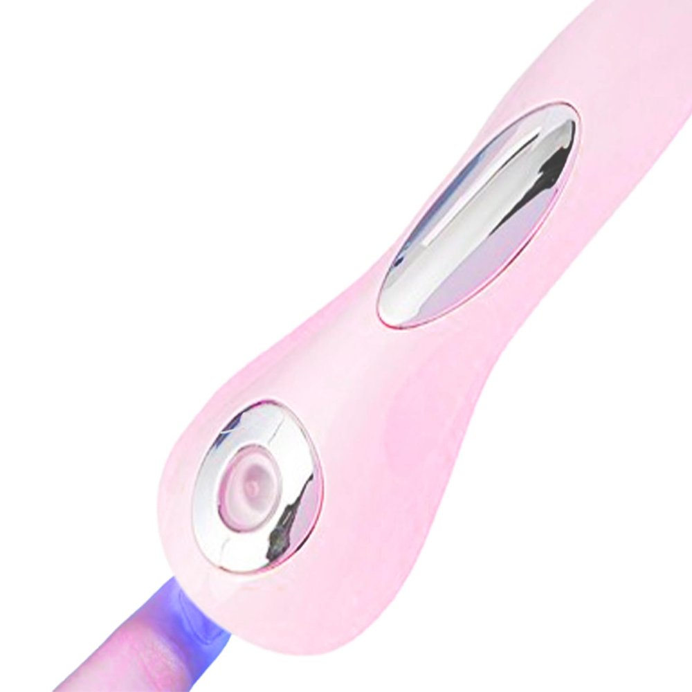 ThreeH UV LED Lamp for Gel Nails Cordless Rechargeable Nail Light Handheld Portable Nail Dryer Flash Gel Polish Curing Home Nail Art Tools,Pink