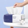 Disposable Face Towel, 100 Count Face Towels for Washing Soft Cotton Dry Wipes Facial Cloths Towelettes for Washing and Drying, Facial Tissue for Cleansing, Skincare and Makeup Remover view 1