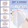 Disposable Face Towel, 100 Count Face Towels for Washing Soft Cotton Dry Wipes Facial Cloths Towelettes for Washing and Drying, Facial Tissue for Cleansing, Skincare and Makeup Remover view 4