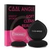 COOL-ANGLE 4Pack Makeup Sponge Latex-Free Soft Blender Sponge Perfect for Foundation Concealer Cream Powder, Beauty Sponge Set for Long-lasting and Natural Makeup, 2X-Large Black and 2 Medium Pink view 1