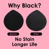 COOL-ANGLE 4Pack Makeup Sponge Latex-Free Soft Blender Sponge Perfect for Foundation Concealer Cream Powder, Beauty Sponge Set for Long-lasting and Natural Makeup, 2X-Large Black and 2 Medium Pink view 3