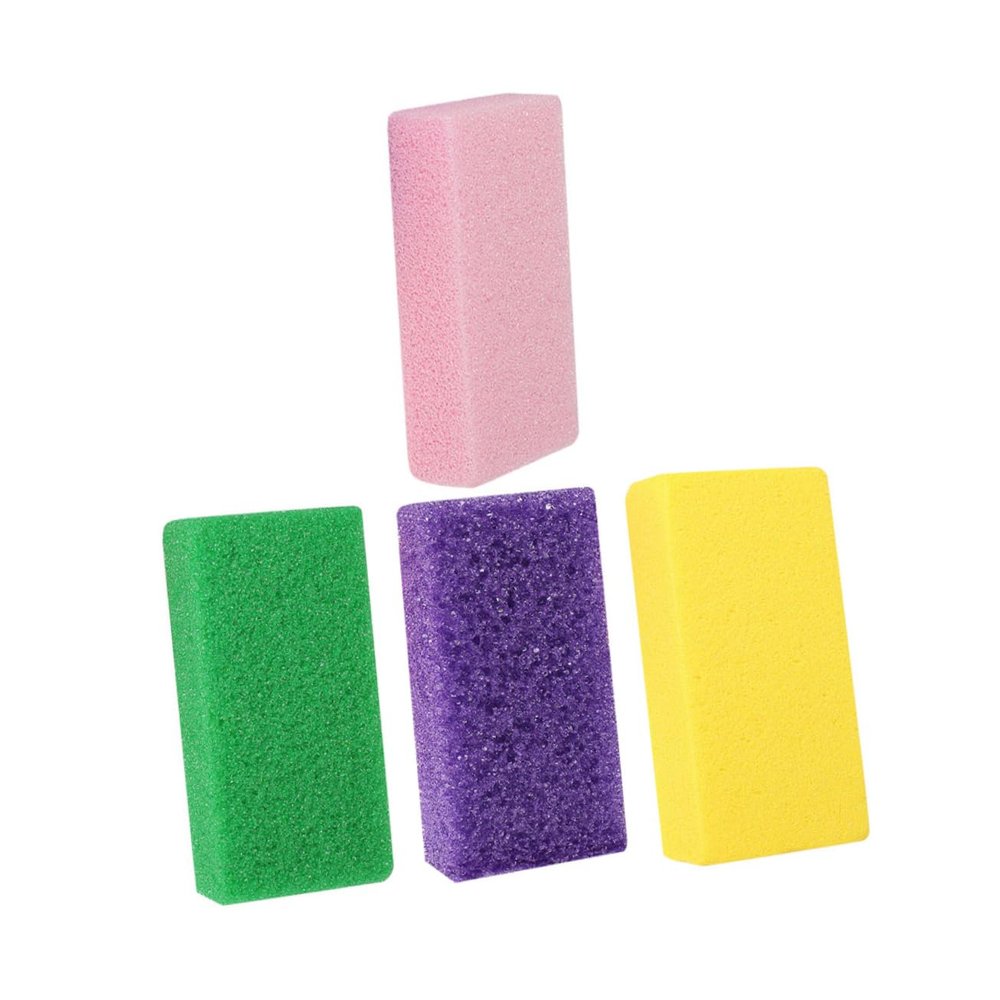 Beatifufu 4pcs Foot Care Exfoliating Files for Smooth Feet Easy Dead Skin Removal for Home Pedicure