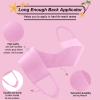 4 Pcs Self Tanner Mitt Applicator Kit - Self Tanning Mitt Glove,Self Tanner Back Applicator,Mini Face Tanner Mitt,Face Tanner Brush Soft Streak-Free Reusable & Washable for Women Girl Men (Pink) view 4