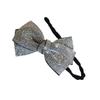 Angoily Rhinestone Bowknot Hair Bun Maker for Women Fake Messy Bun for Boys and Girls view 1