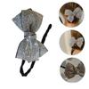 Angoily Rhinestone Bowknot Hair Bun Maker for Women Fake Messy Bun for Boys and Girls view 2