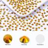 Meibite Gold Flatback Rhinestones, Glass Rhinestones for Nail Art and Craft, Glue Fix, Loose Crystal Gemstones(Gold, SS20, 1440pcs, 4.6-4.8mm) view 2