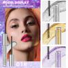 Bekoeen 3PCS Sparkling Diamonds Mascara, Waterproof Shining Colorful Lashes for Eyelashes, Long Lasting Lengthening Volumizing Mascara for Party Wedding view 3