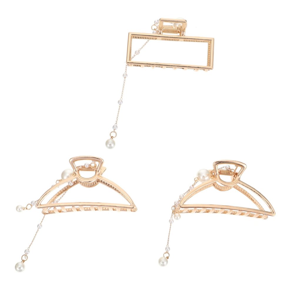 Angoily 3pcs Elegant Tassel Hair Clips for Women Stylish Dangle Hair Accessories for Types for Parties and Daily Wear
