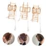 Angoily 3pcs Elegant Tassel Hair Clips for Women Stylish Dangle Hair Accessories for Types for Parties and Daily Wear view 2
