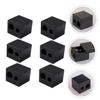 Ipetboom 12pcs Double Hole Eyebrow Pencil Sharpeners Manual Makeup Tools for Precise Brow and Eyeliner Application Design Protective Lid for Travel and Daily Use view 3