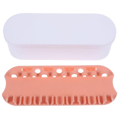 Alipis Makeup Brush Cleaning Box Portable Makeup Tools Storage Holder for Quick Cleaning Delicate Design Lightweight and Decorative for Home Use