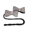 Angoily Bowknot Rhinestone Hair Bun Maker Tool for Women Elegant Curler Bun Shaper for Quick Updos Easy to Use Hair Accessory view 1