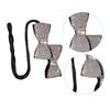 Angoily Bowknot Rhinestone Hair Bun Maker Tool for Women Elegant Curler Bun Shaper for Quick Updos Easy to Use Hair Accessory view 4