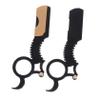 Housoutil Manual Beard Making Accessories 2pcs Beard Shaving Razor Kit Barber's Manual Razor Easy to Use Carry for Travel view 1