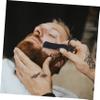Housoutil Manual Beard Making Accessories 2pcs Beard Shaving Razor Kit Barber's Manual Razor Easy to Use Carry for Travel view 4