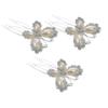 Angoily 3pcs Bridal Rhinestone Hair Comb Hair Side Comb for Women Butterfly Rhinestone Hairpin for Wedding view 1