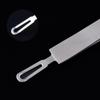 Angoily 1pc Stainless Steel Eyebrow Clip Tweezers for Removal Multi-functional Tool for Men and Women Silver Lightweight and Portable for Go Grooming view 2