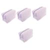 2pcs Pouch Bag Women Make Cosmetic for Travel Fluffy Cosmetics Portable Men Makeup, Purplex4pcs, 18x9.5cmx4pcs view 1