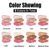 3 Pcs Cream Contour Stick Makeup Kit, Shades with Highlighter, Blush and Bronzer Contour Stick for Sculpt the Cheeks, Waterproof, Matte & Dewy Finish (Medium,#04+#07+#14) view 3