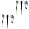 DOITOOL 6pcs Eyebrow Brush Fashion Eyebrow Comb Double Head Eyelash Comb Eyelash Curler Fine Tooth Detangler Brush Safe Material Portable for Women Girls Ladies view 1