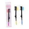 DOITOOL 6pcs Eyebrow Brush Fashion Eyebrow Comb Double Head Eyelash Comb Eyelash Curler Fine Tooth Detangler Brush Safe Material Portable for Women Girls Ladies view 4