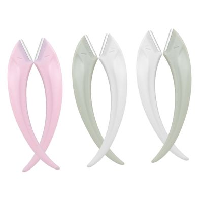 Angoily 6pcs Eyebrow Trimmer Scissors Face Razor Stainless Steel Portable Beauty Tool