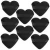 Angoily 8pcs Heart Shaped Makeup Powder Puff Soft and Fluffy Cushion for Loose Powder Application Skin-friendly and Convenient for Daily Use for Women and Girls view 1