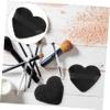 Angoily 8pcs Heart Shaped Makeup Powder Puff Soft and Fluffy Cushion for Loose Powder Application Skin-friendly and Convenient for Daily Use for Women and Girls view 2
