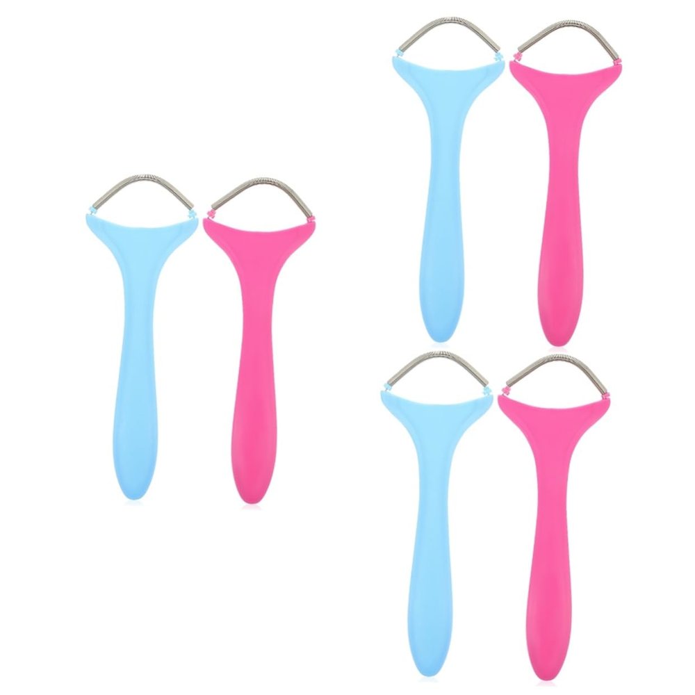 Housoutil 6 Pcs Facial Hair Remover Eyeliner Razor Women Pro Brows Device Eye Brow Threader Tool Fuzz for Tweezers Palette Mini Kit Spray Gel Facial Tools Upper Lip Hair Removal Pp