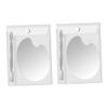 Angoily 2sets Professional Nail Art Palette Stainless Steel Makeup Palette Kit Nail view 1