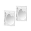 Angoily 2sets Professional Nail Art Palette Stainless Steel Makeup Palette Kit Nail view 3