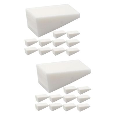 Angoily 40pcs Compressed Sponges for Nail Art Decorative Gradient Sponges Manicure Accessories