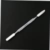 Angoily Stainless Steel Nail Art Palette with Spatula Professional Makeup Mixing Tool for Blending Foundation Pigments and Cosmetics Easy to Clean and Travel-friendly view 4