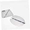 Angoily 3sets Diy Makeup Kit Stainless Steel Palette Stick Eyeshadow Nail Art Palette for Professionals view 2