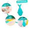 Angoily Bath Brush Silicone Body Scrubber Exfoliator for Newborns Boys and Girls view 3