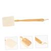 Angoily 2pcs Loofah Bath Brush Handle Dual-Sided Exfoliating Shower Scrubber for Deep Cleansing for Hard Reach Areas Bathing Tool for All Seasons view 3
