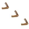 Angoily 3pcs Mini Natural Verawood Beard Comb Hair Brush for Men Curly Hair Styling Tool for Travel for Men and Women view 1