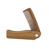 Angoily 3pcs Mini Natural Verawood Beard Comb Hair Brush for Men Curly Hair Styling Tool for Travel for Men and Women view 4