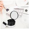 Angoily Portable Makeup Powder Container with Mirror and Puff Travel-friendly Loose Powder Box for Daily Use Lightweight Plastic Cosmetic Case view 4