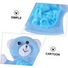 Angoily 2pcs Cartoon Bath Skin Scrubbers for Boy Girl Exfoliating Bath Towels with Foaming Design Cute Pink Rabbit Gentle Cleaning for Fun Bathing Experience view 2