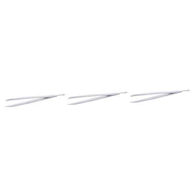Angoily 3 Pcs Multi-functional Eyebrow Tweezers Stainless Steel Eyebrow Clip Tweezer for Women Men Makeup Essential