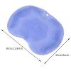 2PACK Shower Foot Scrubber Mat,Wall Mounted Back Scrubber Silicone Bath Massager Cushion Brush with Non-Slip Suction Cups,Foot Scrubber for Use in Shower for Improve Skin Exfoliation(Grey&Blue) view 4