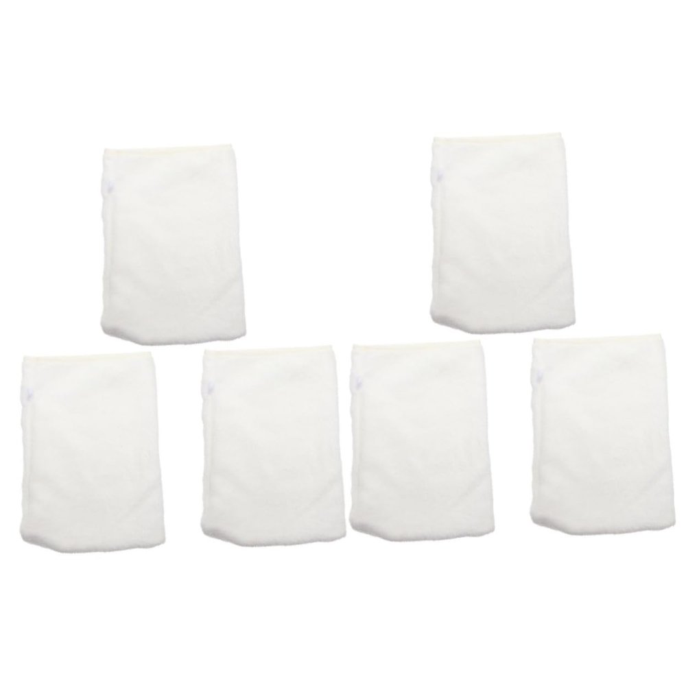 Angoily 6pcs Stitching Workmanship Washable Reusable Gentle Face Cleaning Gloves