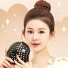 4pcs Hair Bump Head Cushion Puff Hair Pad Hair Volume Pads Hair Fluffy Bases Set Invisible Inserts Bump Up Combs Clips Hair Padding Styling Tools for Women GirlsBlack view 4