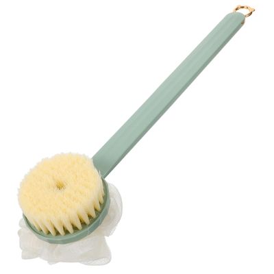 Angoily Long Handle Bath Brush One Scrubber Shower Body Brush Exfoliating Mitt for Back Feet