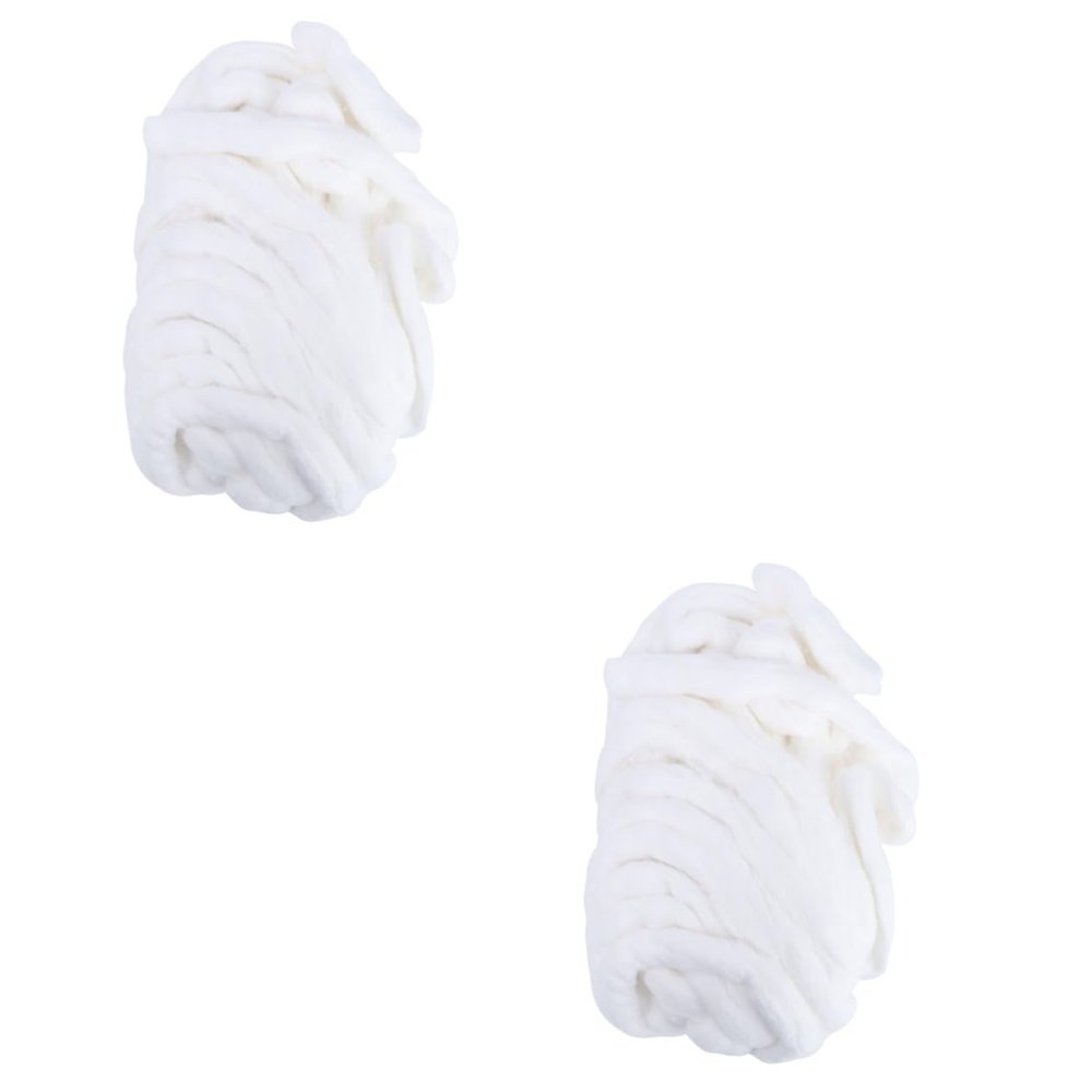 Ipetboom 2rolls Pure Cotton Strips Degreasing Salon Supplies Absorbent Makeup Removal Cotton Gauze